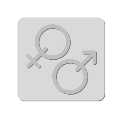 Download free grey symbol square human girl woman boy icon